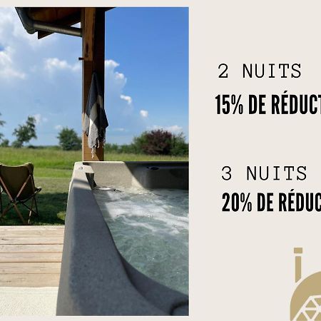 Dome Insolite Cedre Jacuzzi Et Petits Dejeuners Inclus Lagraulet-du-Gers Extérieur photo