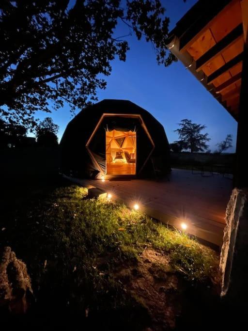 Dome Insolite Cedre Jacuzzi Et Petits Dejeuners Inclus Lagraulet-du-Gers Extérieur photo