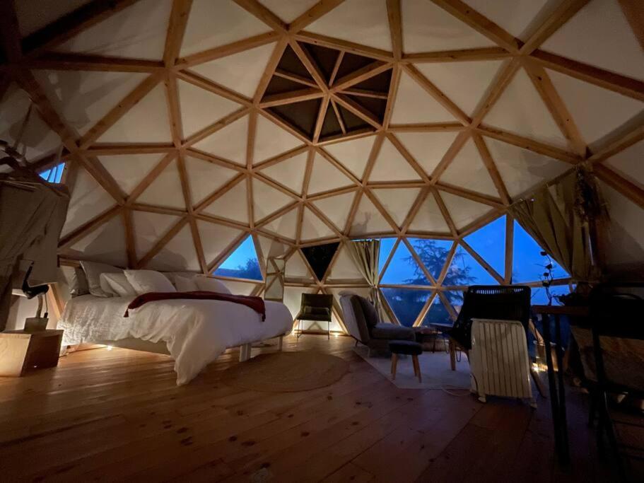Dome Insolite Cedre Jacuzzi Et Petits Dejeuners Inclus Lagraulet-du-Gers Extérieur photo
