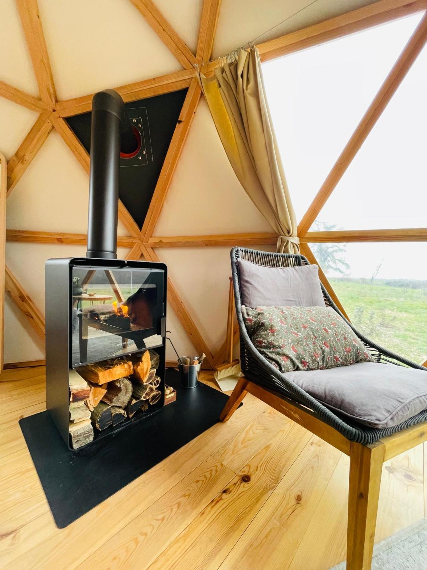 Dome Insolite Cedre Jacuzzi Et Petits Dejeuners Inclus Lagraulet-du-Gers Extérieur photo